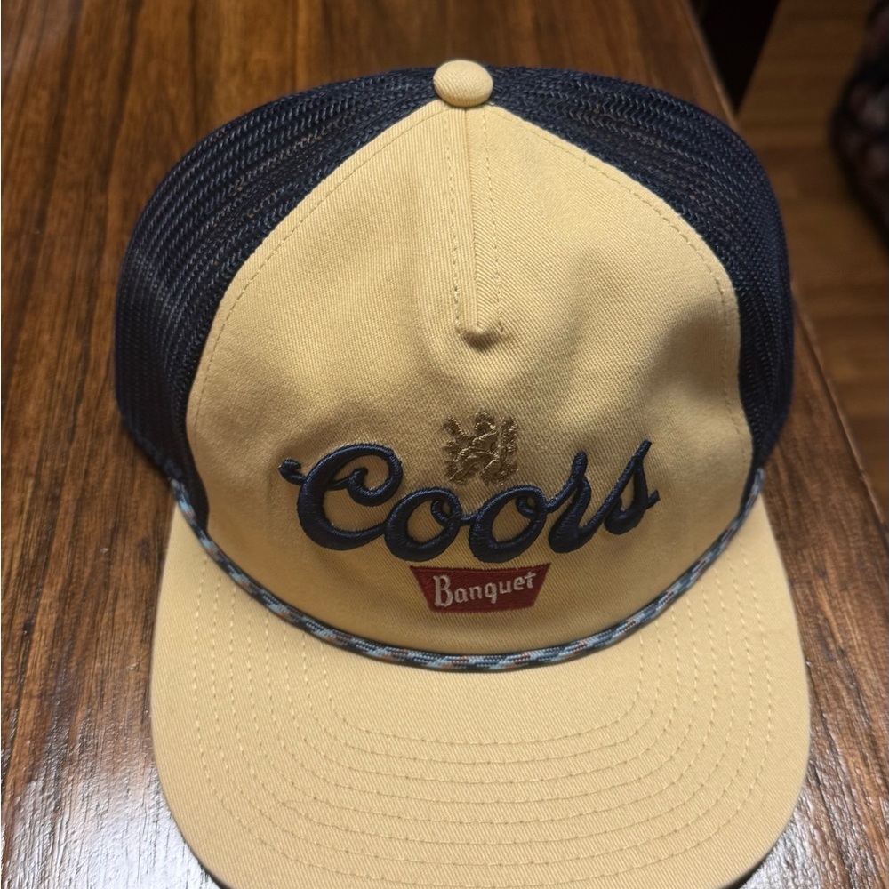 Coors Tan and Black Mesh Cap